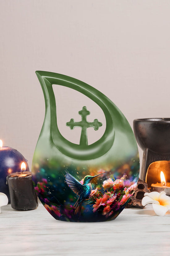 Humming Birds Urns For Ashes - Small Urn For Ashes Keepsake Mom