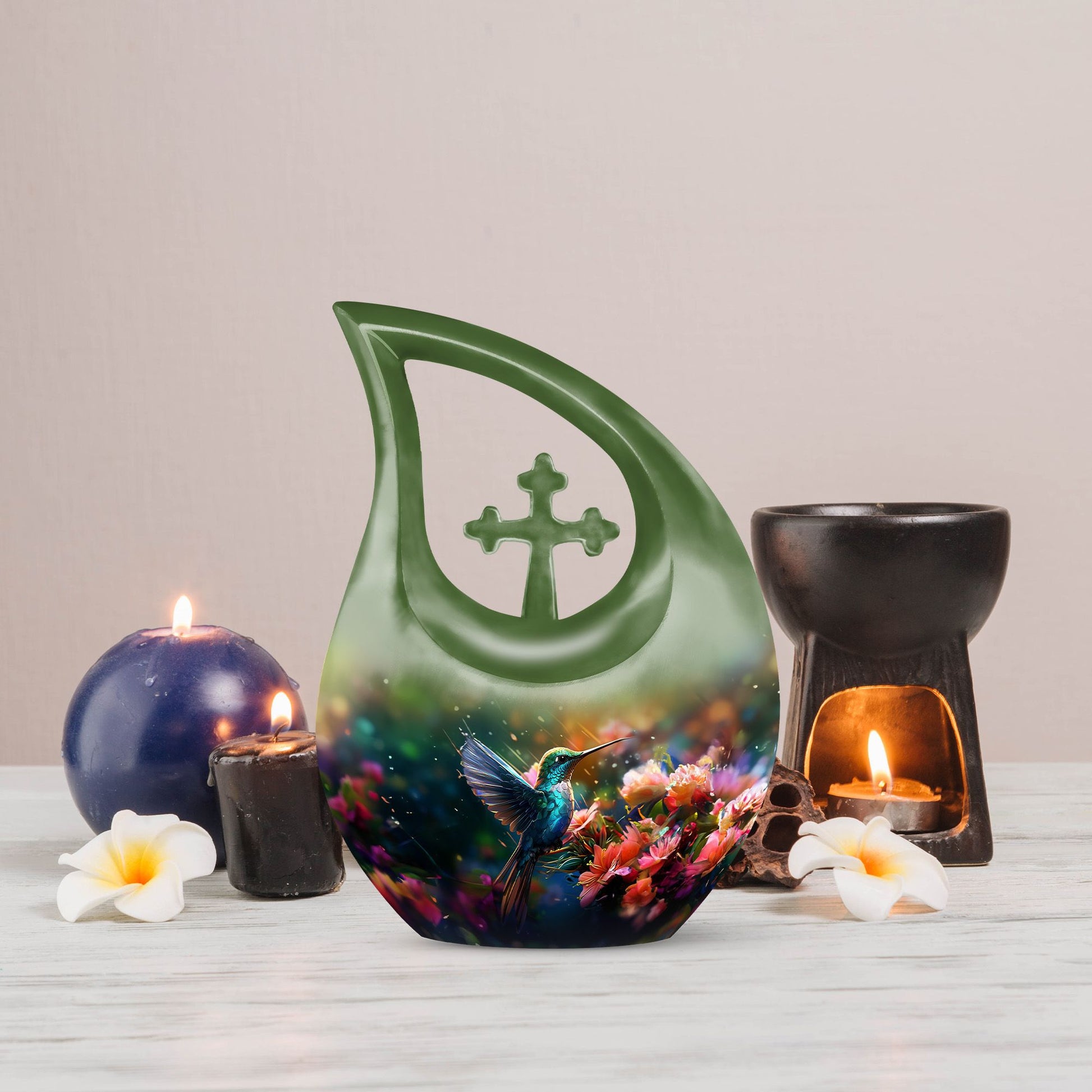 Humming Birds Urns For Ashes - Small Urn For Ashes Keepsake Mom