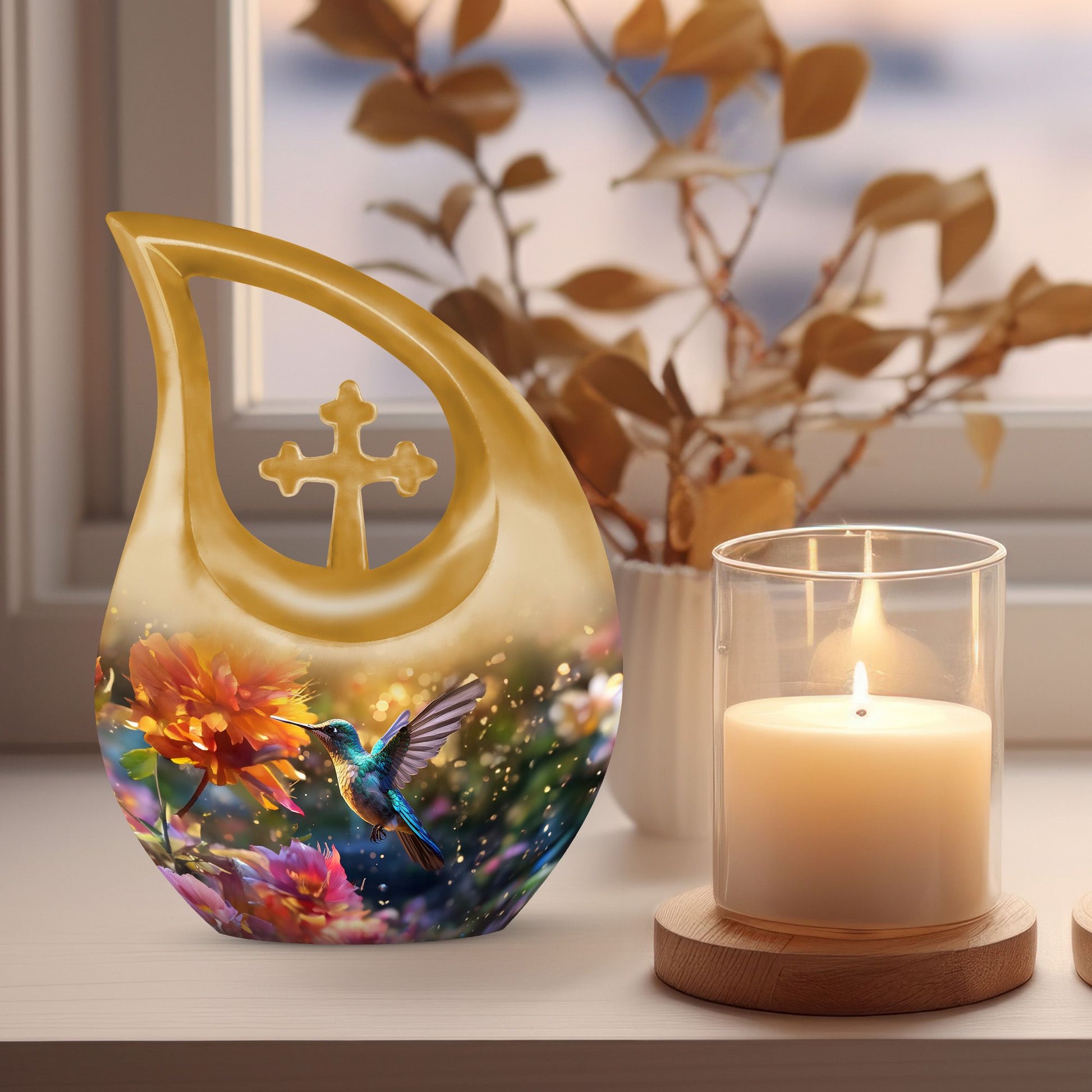 Humming Birds Urns For Ashes - Small Keepsake Urns
