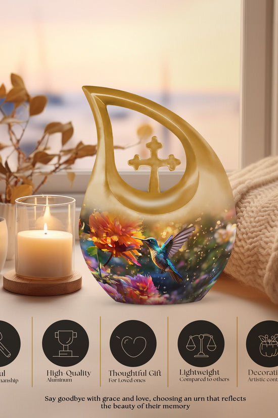 Humming Birds Urns For Ashes - Small Keepsake Urns