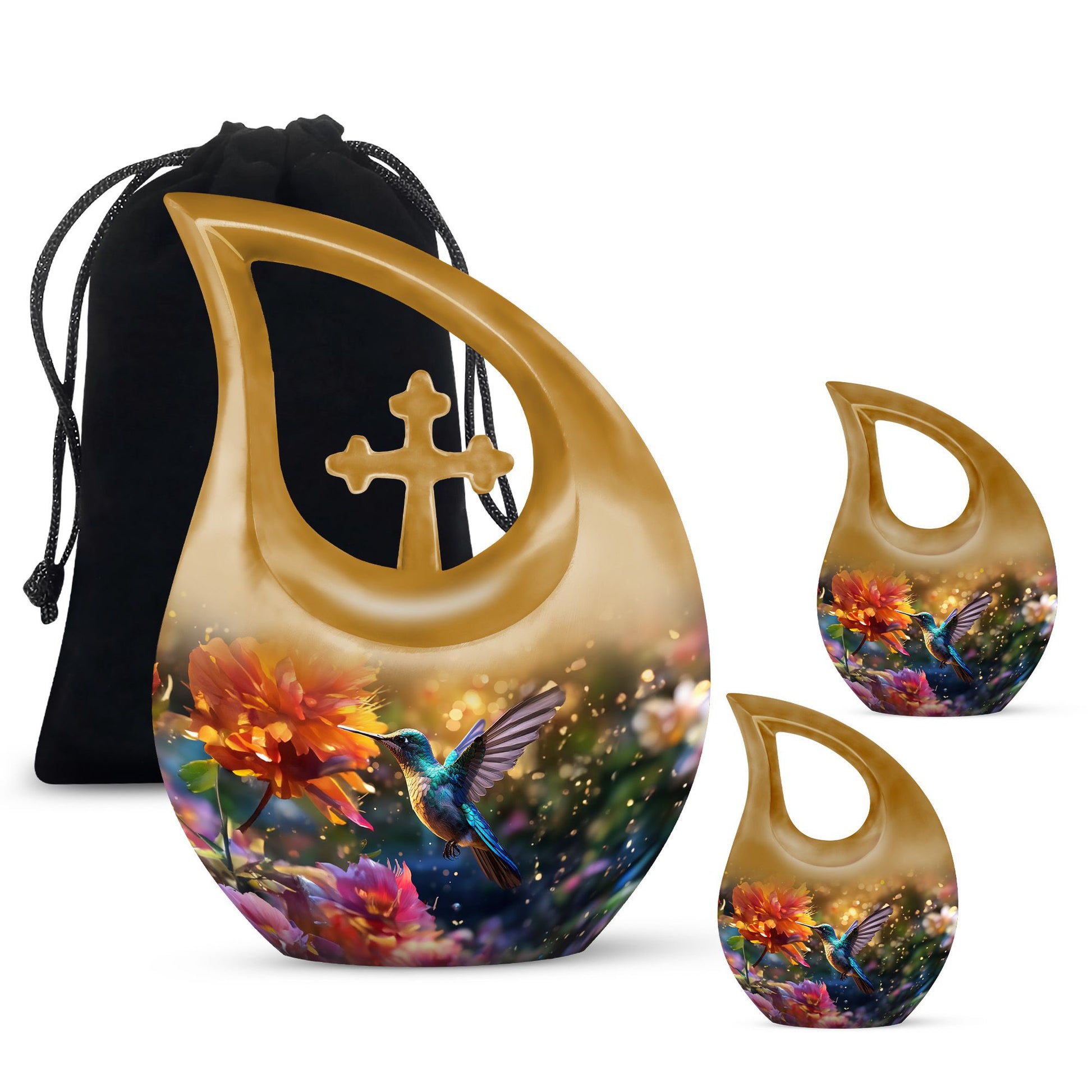 Humming Birds Urns For Ashes - Small Keepsake Urns