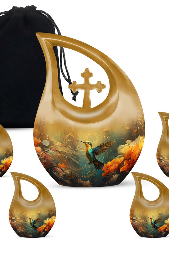 Humming Birds Urns For Ashes - Small Decorative Urn