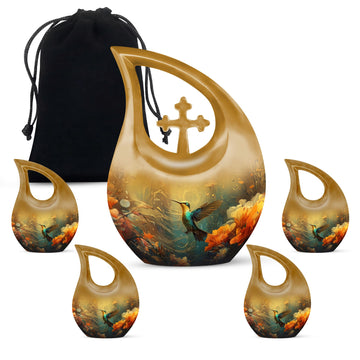 Large Urn With 4 Keepsake