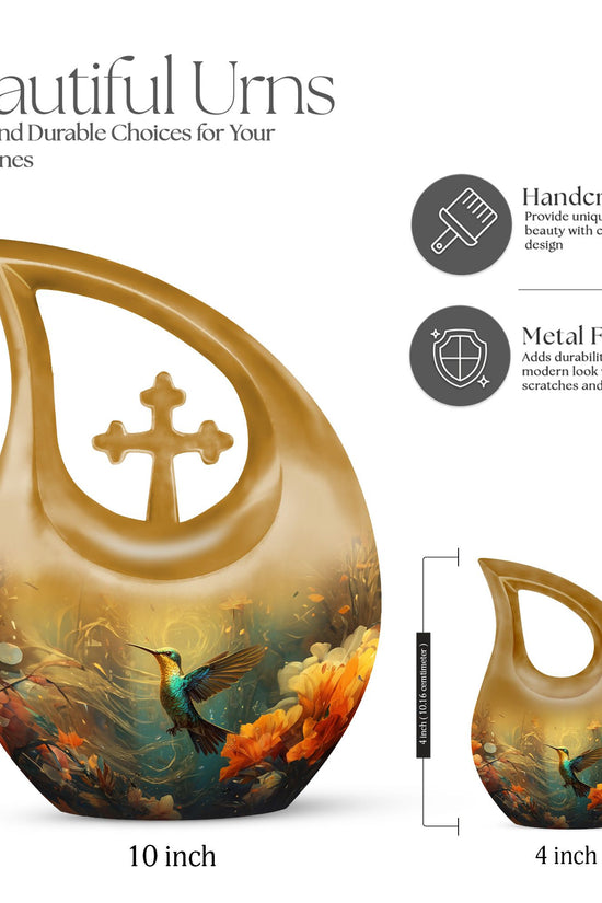 Humming Birds Urns For Ashes - Small Decorative Urn