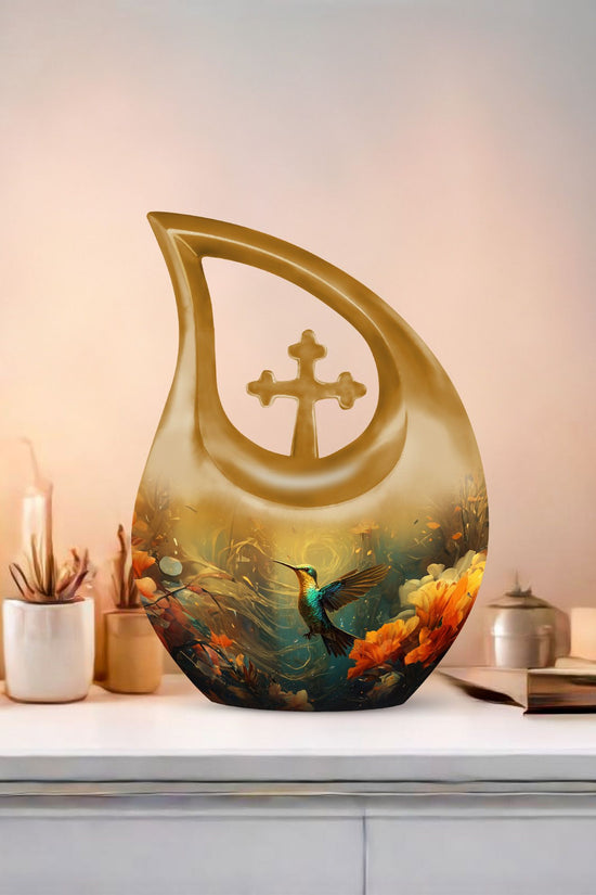 Humming Birds Urns For Ashes - Small Decorative Urn