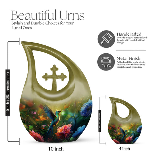 Humming Birds Urns For Ashes - Small Memorial Urns
