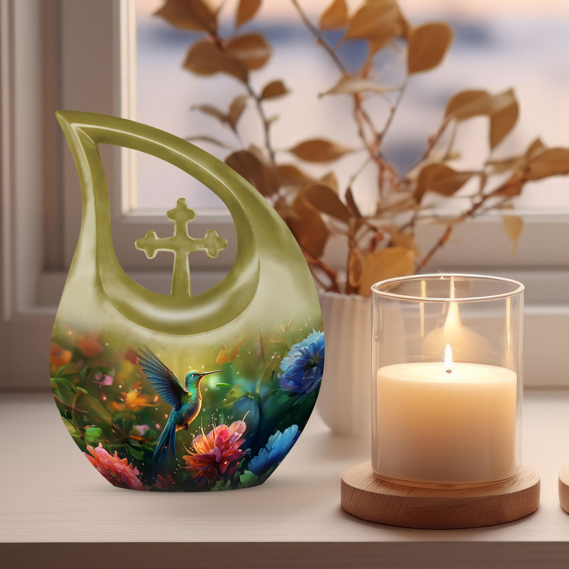 Humming Birds Urns For Ashes - Small Memorial Urns