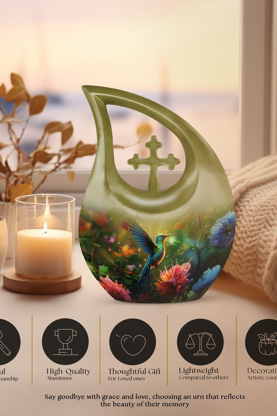 Humming Birds Urns For Ashes - Small Memorial Urns
