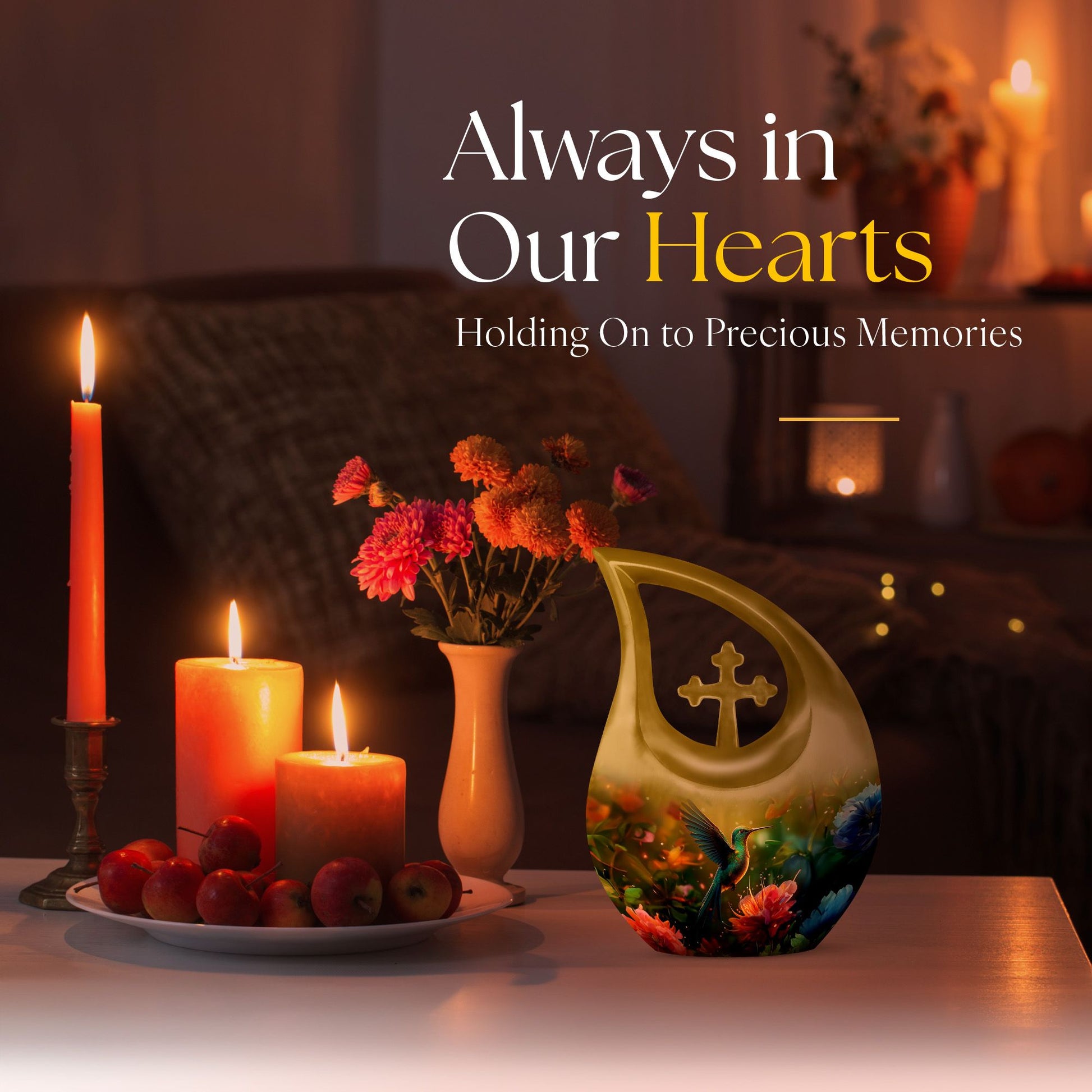 Humming Birds Urns For Ashes - Small Memorial Urns