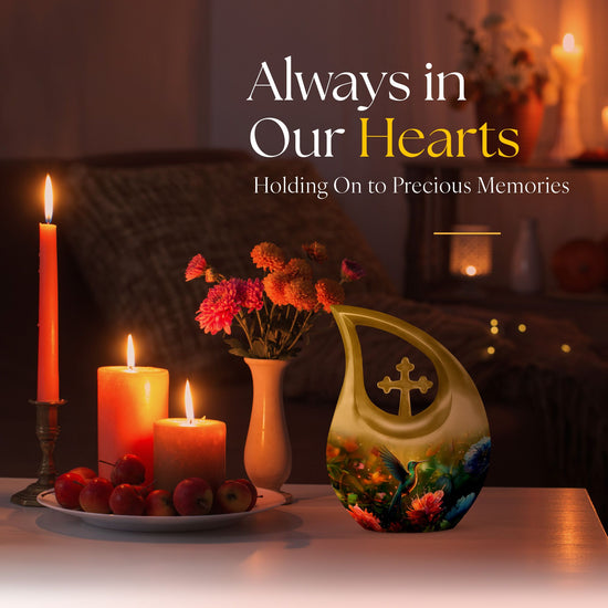 Humming Birds Urns For Ashes - Small Memorial Urns