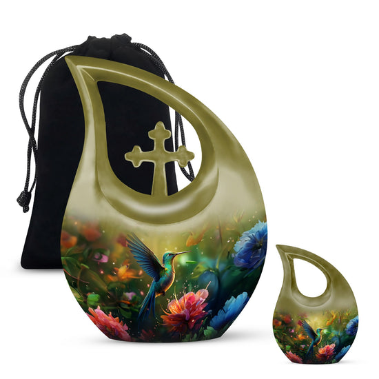 Humming Birds Urns For Ashes - Small Memorial Urns