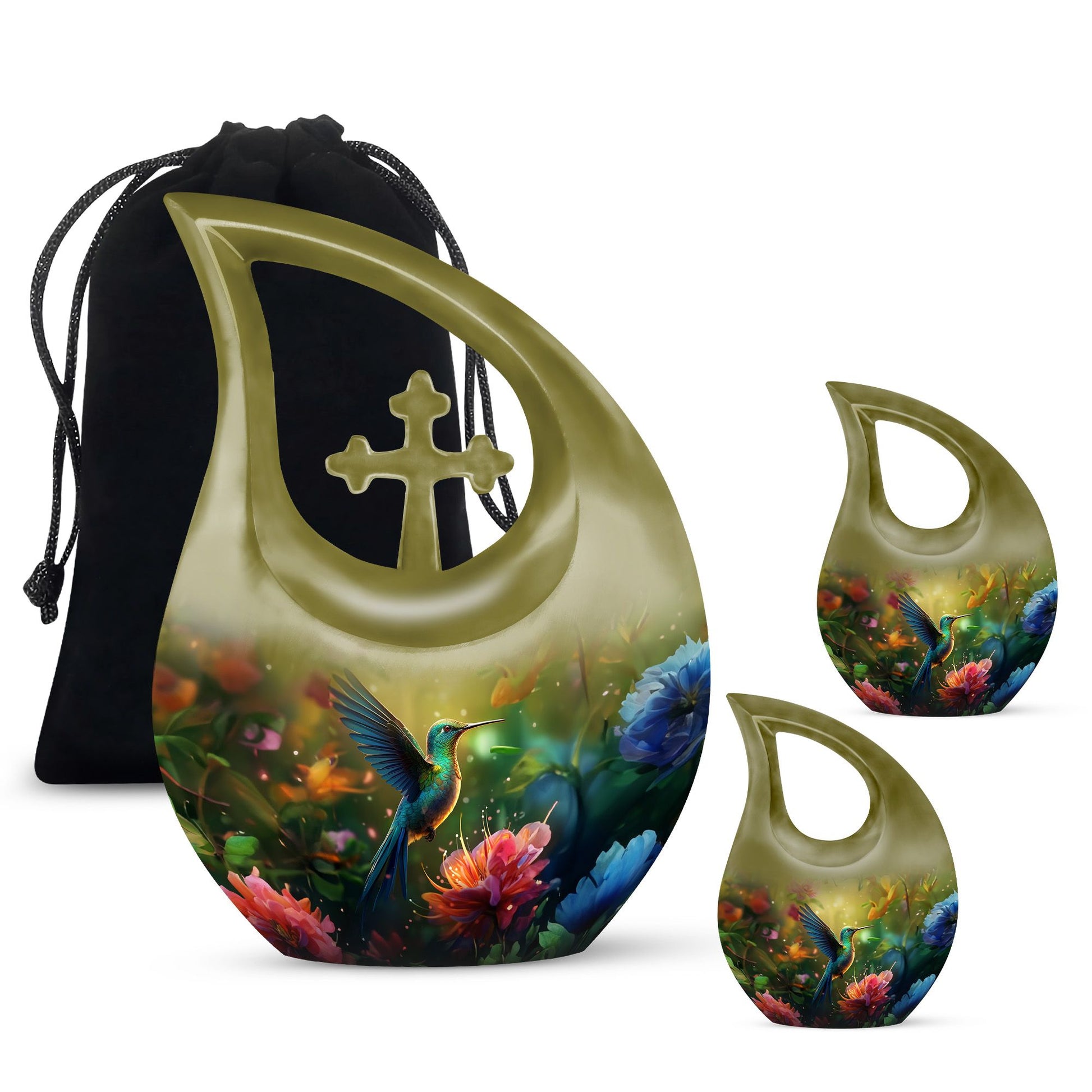 Humming Birds Urns For Ashes - Small Memorial Urns