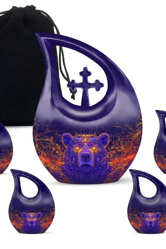 Bear Urns For Ashes - Small Urns For Human Ashes Keepsake Mom