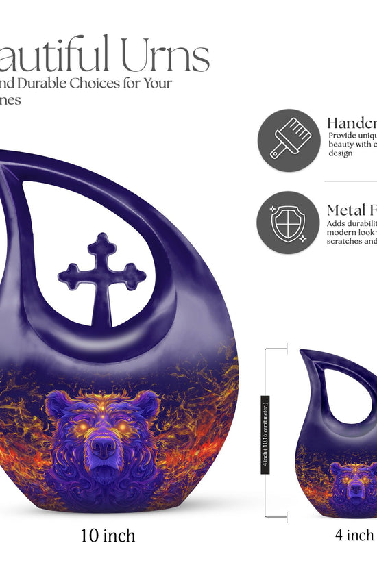 Bear Urns For Ashes - Small Urns For Human Ashes Keepsake Mom