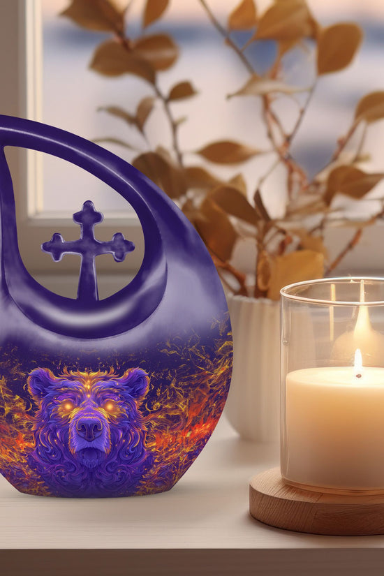 Bear Urns For Ashes - Small Urns For Human Ashes Keepsake Mom