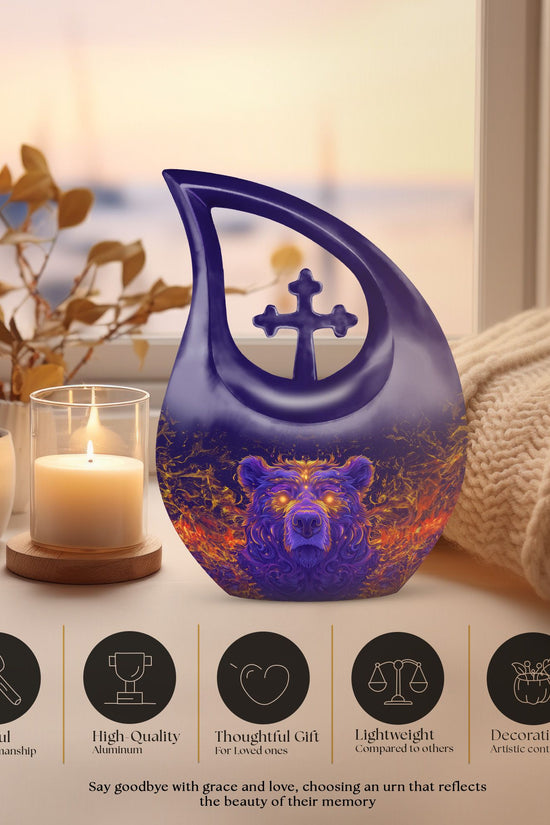 Bear Urns For Ashes - Small Urns For Human Ashes Keepsake Mom