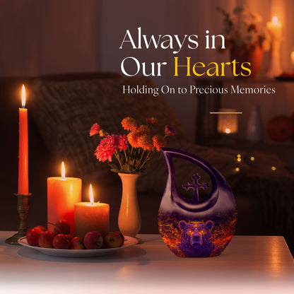 Bear Urns For Ashes - Small Urns For Human Ashes Keepsake Mom