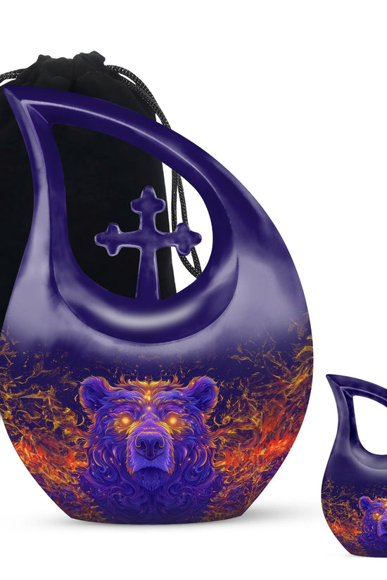 Bear Urns For Ashes - Small Urns For Human Ashes Keepsake Mom