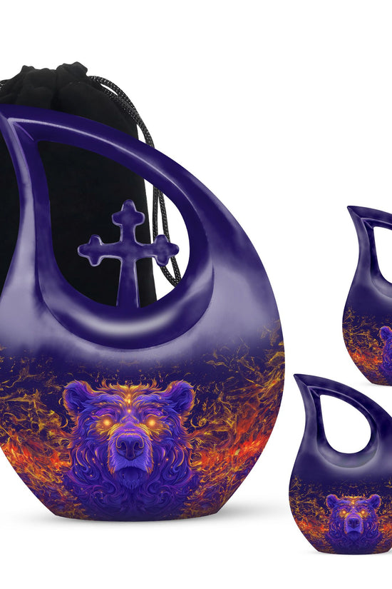 Bear Urns For Ashes - Small Urns For Human Ashes Keepsake Mom