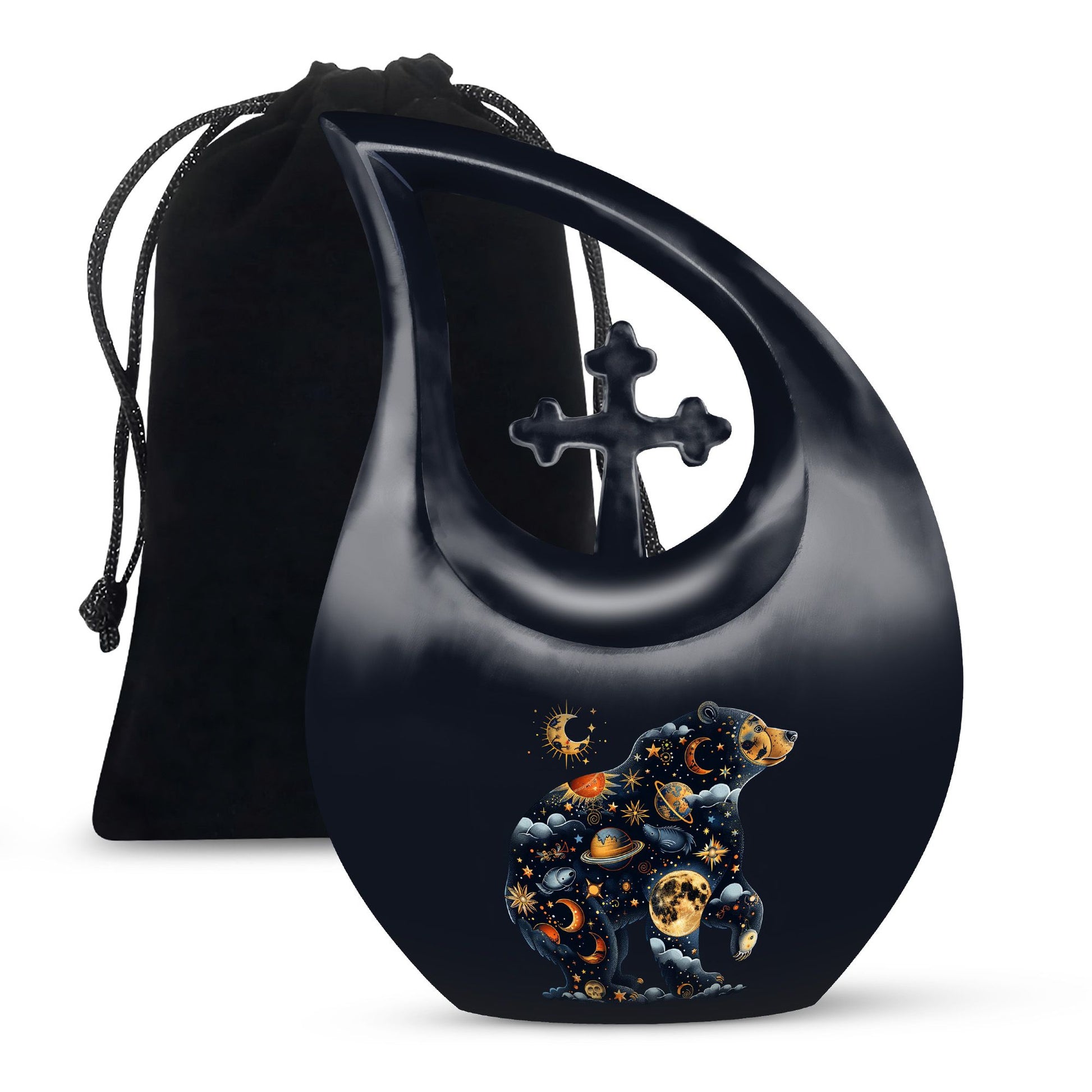 Bear Urns For Ashes - Small Urn For Human Ashes Keepsake