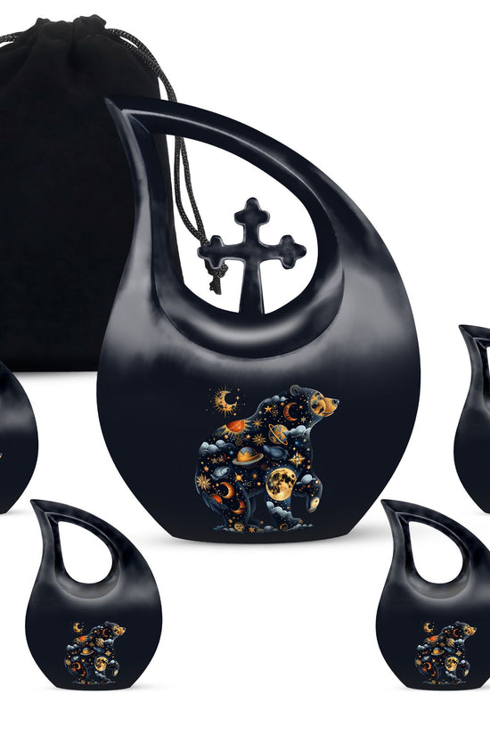 Bear Urns For Ashes - Small Urn For Human Ashes Keepsake