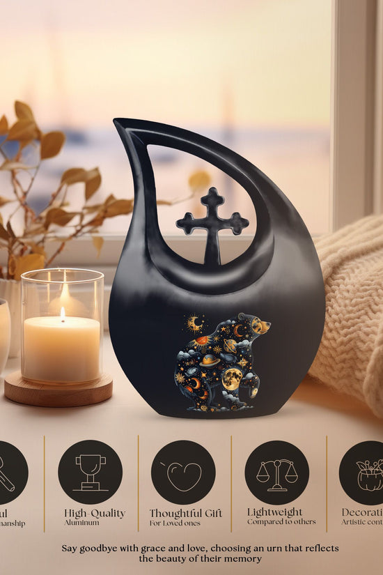 Bear Urns For Ashes - Small Urn For Human Ashes Keepsake