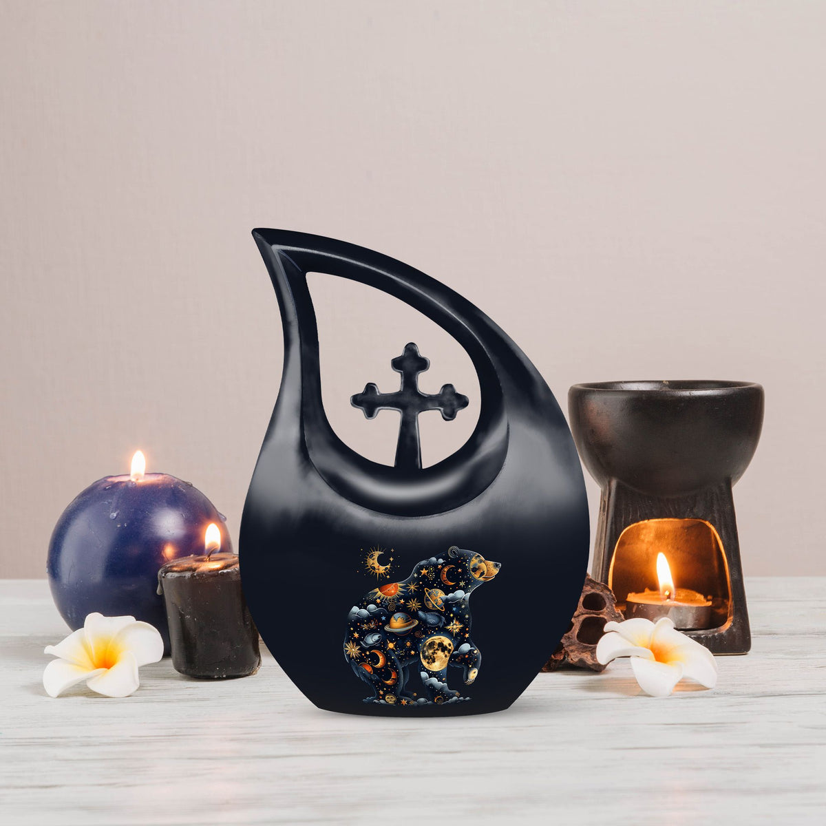 Bear Urns For Ashes - Small Urn For Human Ashes Keepsake