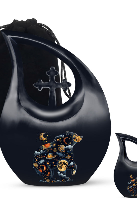 Bear Urns For Ashes - Small Urn For Human Ashes Keepsake