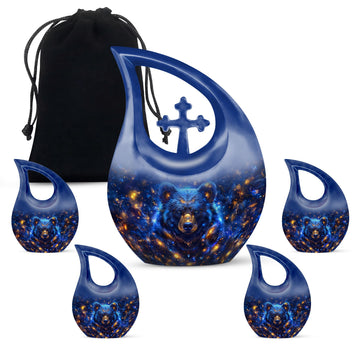 Large Urn With 4 Keepsake