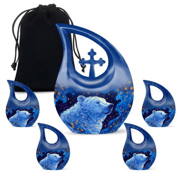 Large Urn With 4 Keepsake