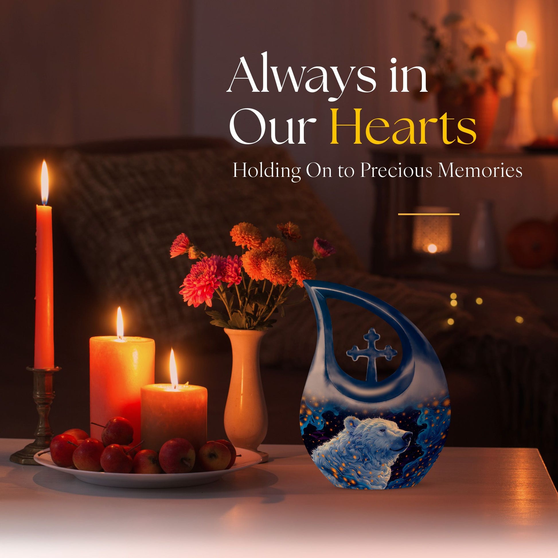 Bear Urns For Ashes - Small Urns For Ashes Adult Female