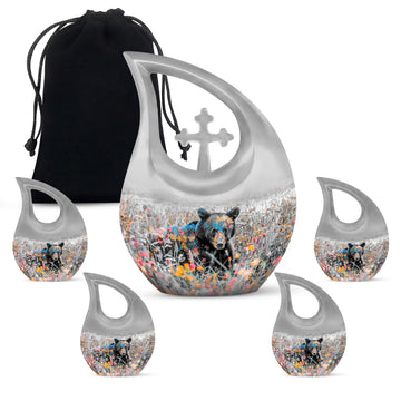 Large Urn With 4 Keepsake
