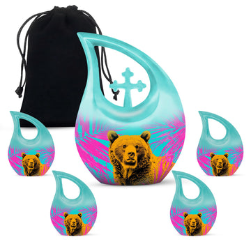 Large Urn With 4 Keepsake