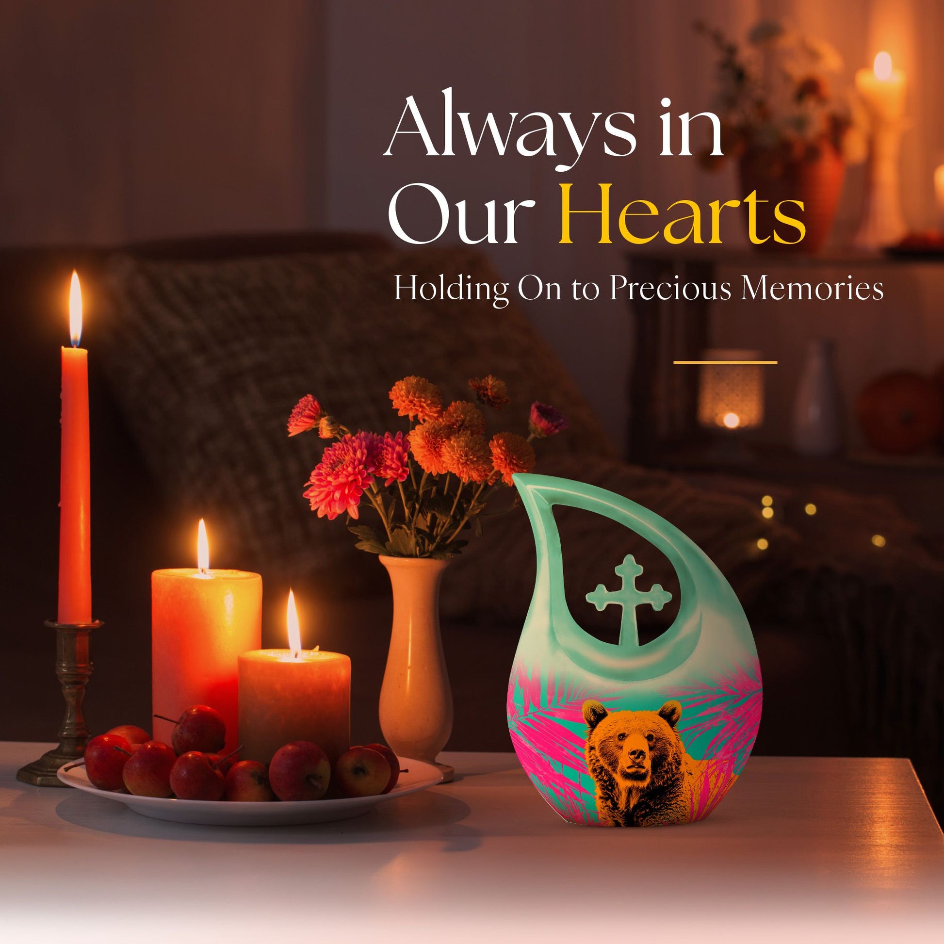 Bear Urns For Ashes - Keepsake Urns For Human Ashes