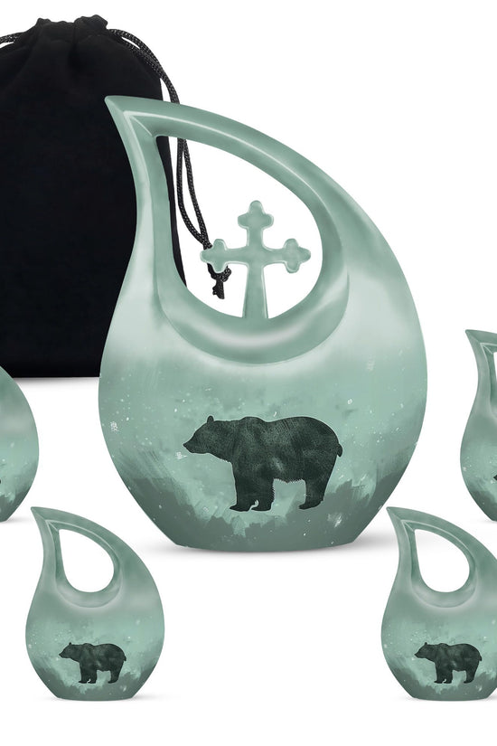 Bear Urns For Ashes - Memorial Keepsakes For Ashes