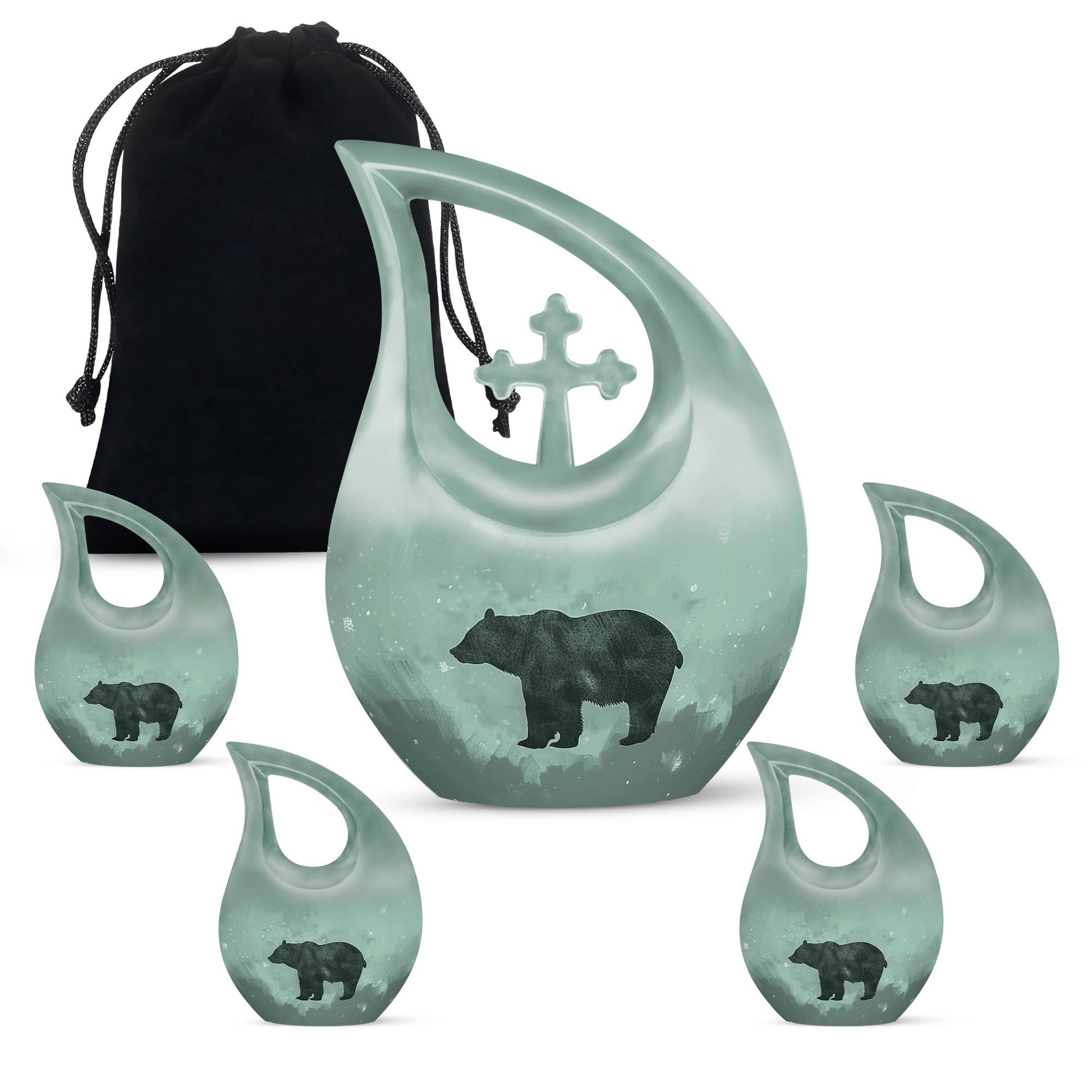 Bear Urns For Ashes - Memorial Keepsakes For Ashes