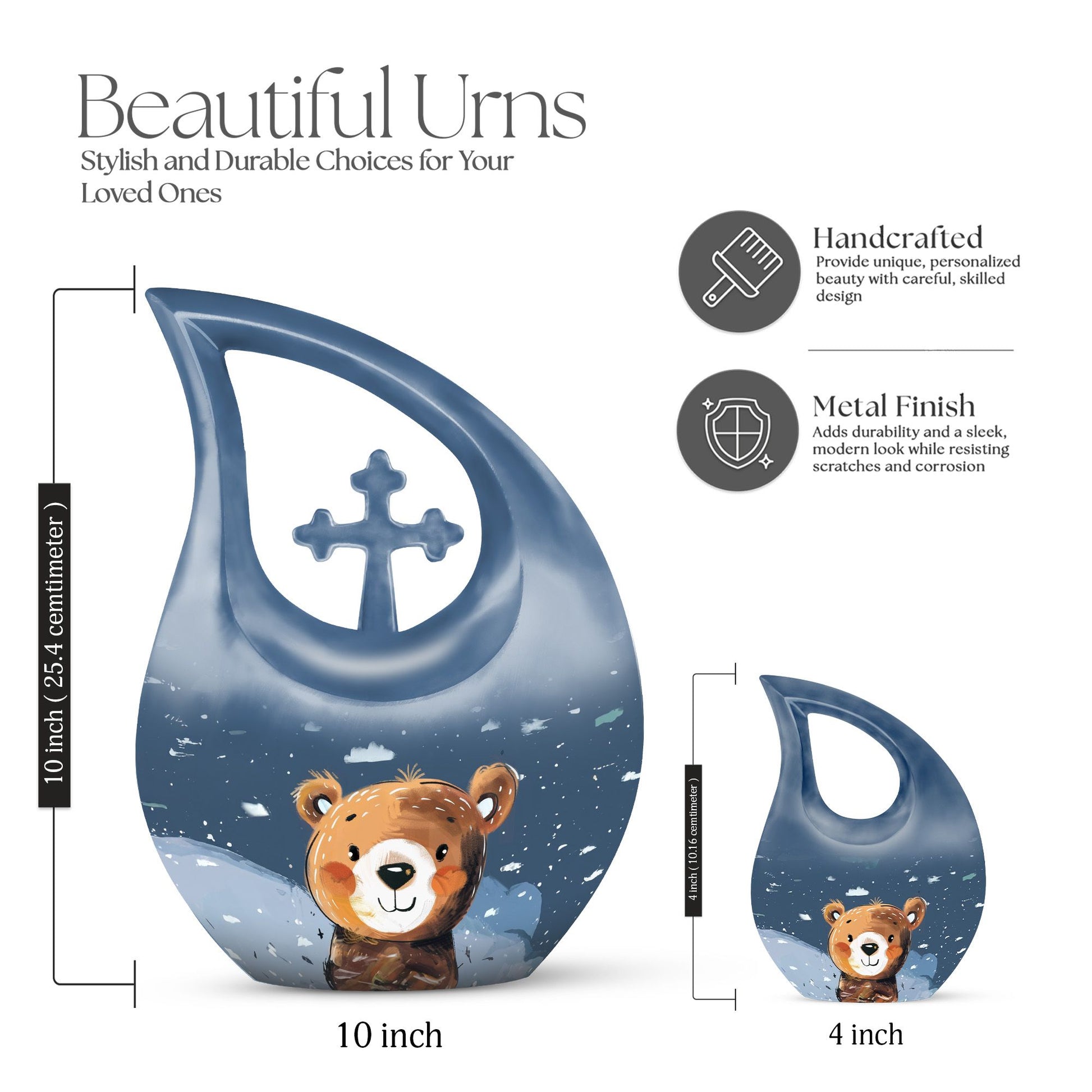 Bear Urns For Ashes - Mini Urns For Human Ashes