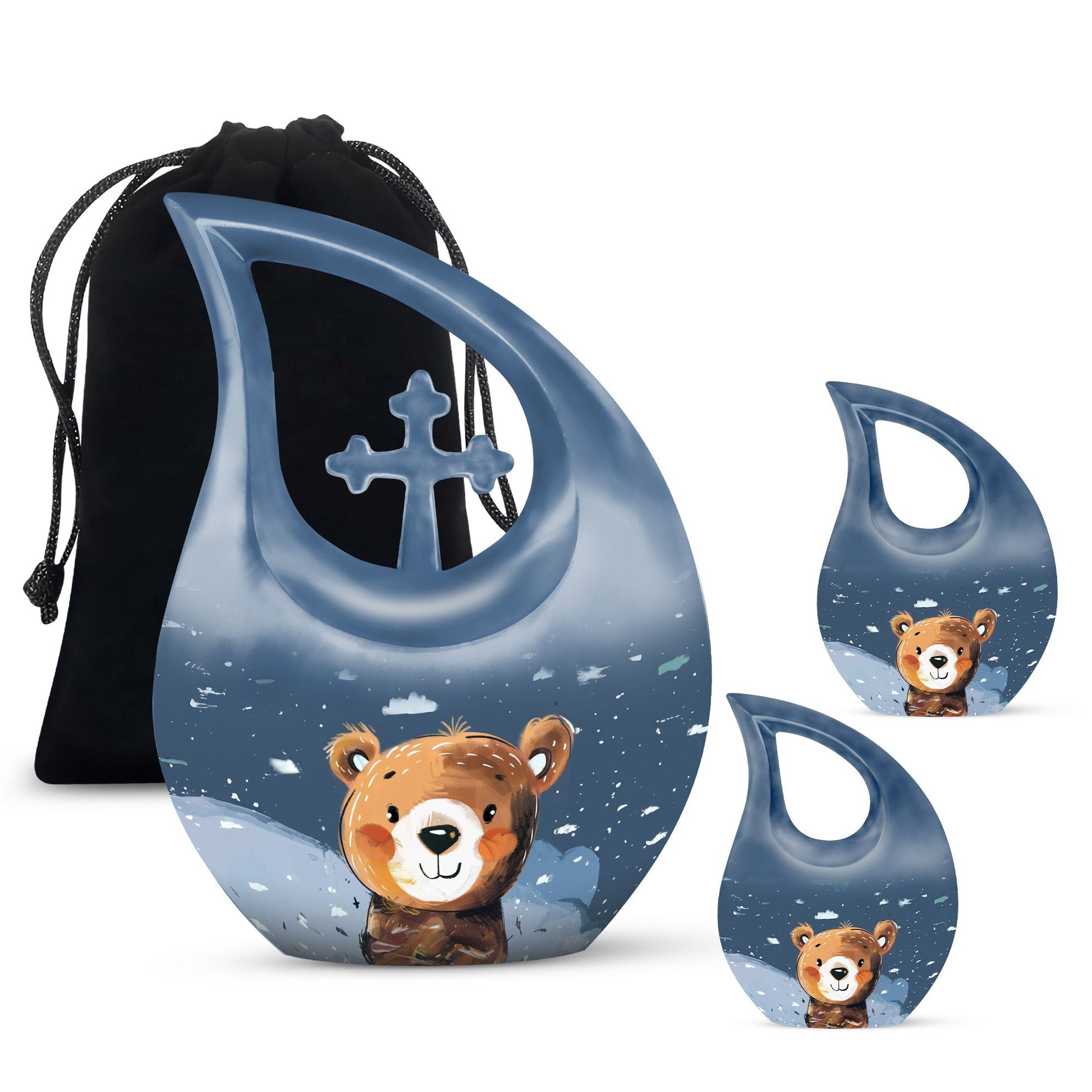 Bear Urns For Ashes - Mini Urns For Human Ashes