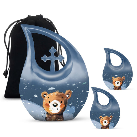 Bear Urns For Ashes - Mini Urns For Human Ashes