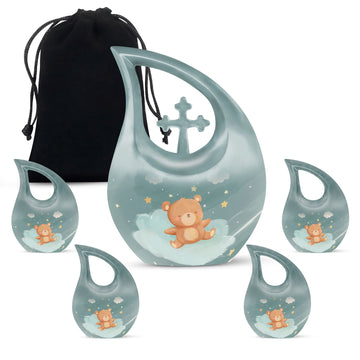 Large Urn With 4 Keepsake