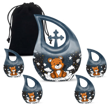 Large Urn With 4 Keepsake