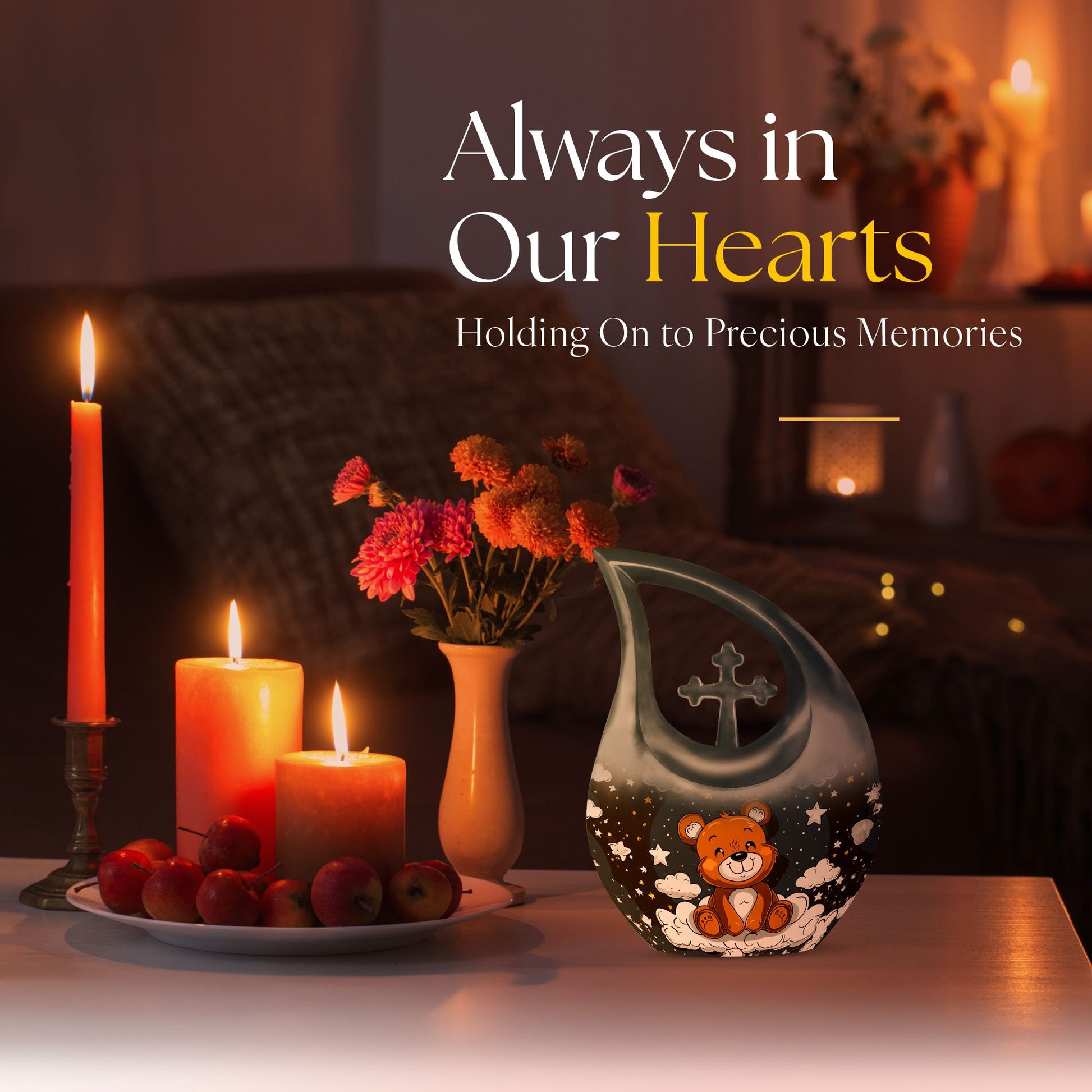 Bear Urns For Ashes - Mini Urns For Ashes