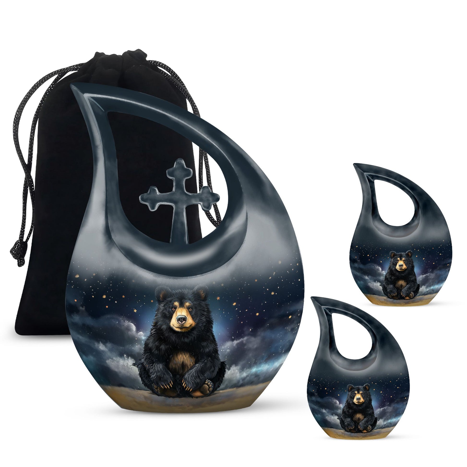 Bear Urns For Ashes - Miniature Urns For Human Ashes