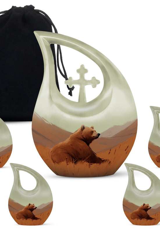 Bear Urns For Ashes - Mini Urns For Human Ashes Mom