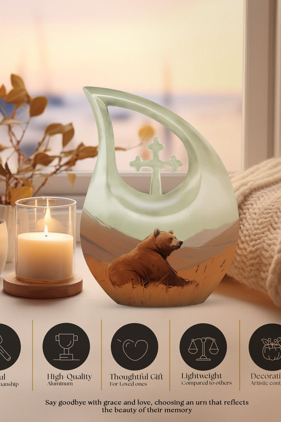 Bear Urns For Ashes - Mini Urns For Human Ashes Mom