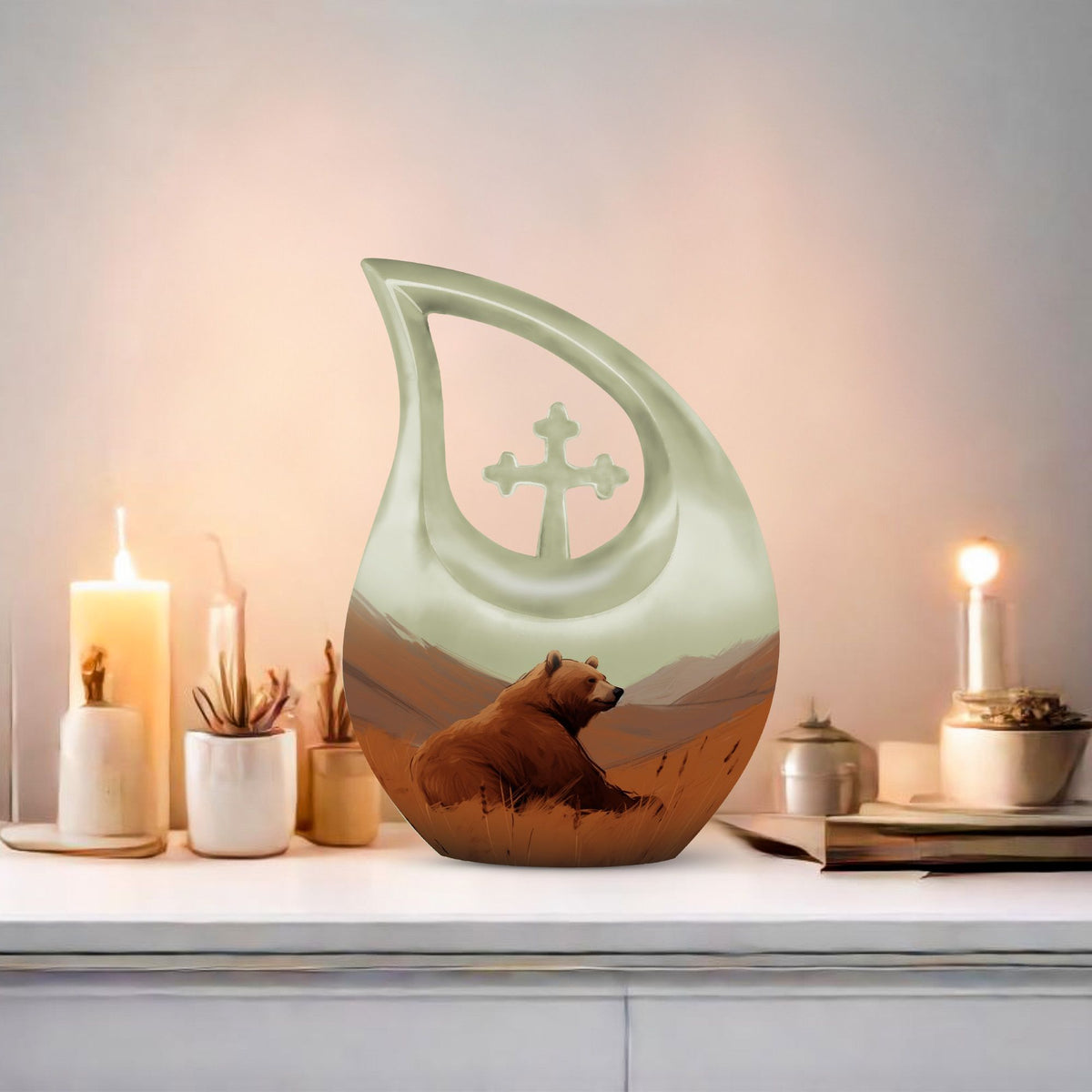 Bear Urns For Ashes - Mini Urns For Human Ashes Mom