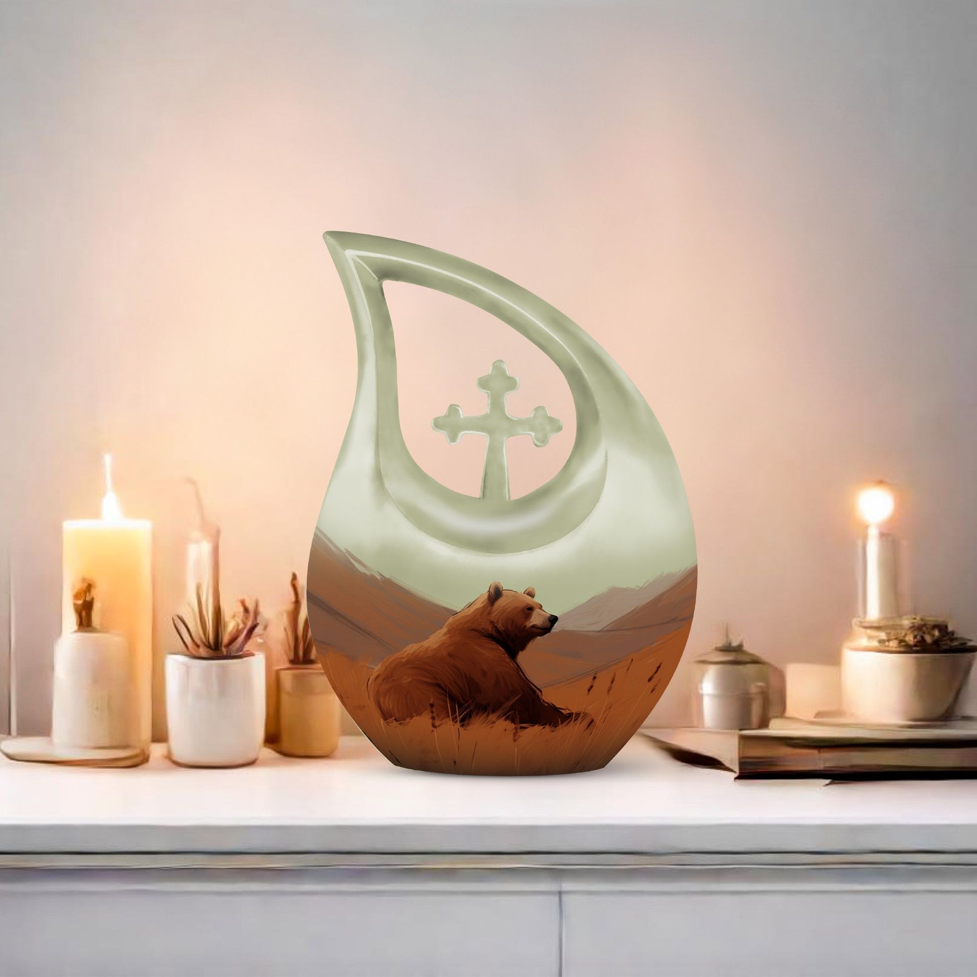 Bear Urns For Ashes - Mini Urns For Human Ashes Mom