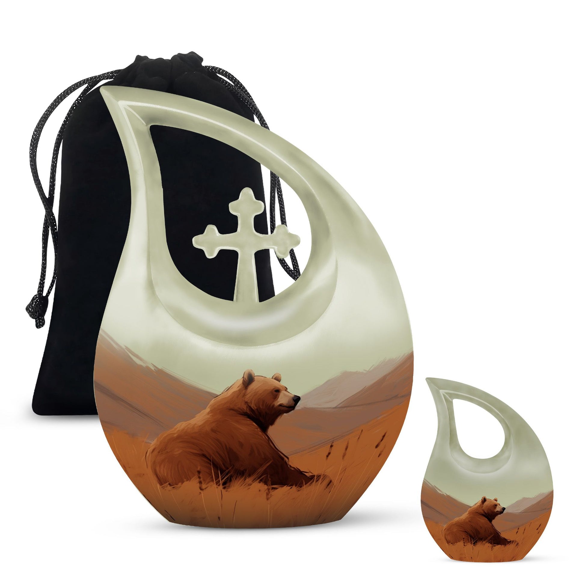 Bear Urns For Ashes - Mini Urns For Human Ashes Mom