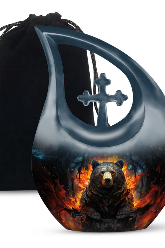 Bear Urns For Ashes - Mini Urns For Human Ashes Dad