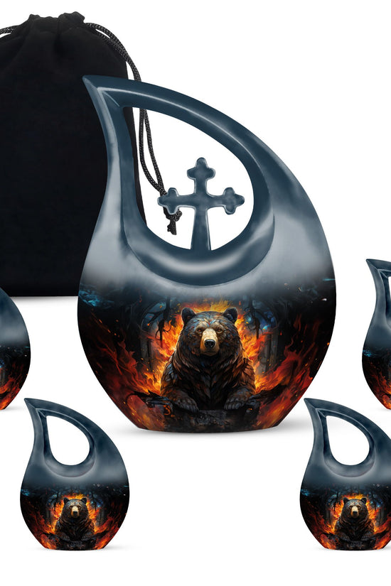 Bear Urns For Ashes - Mini Urns For Human Ashes Dad